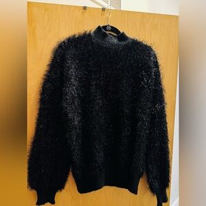 Black Fuzzy Sweater